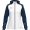 JAKO Sonic Kapuzen-Trainingsjacke Damen 039 - weiß/marine/rot 34/36
