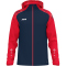 JAKO Sonic Kapuzen-Trainingsjacke 909 - marine/rot S