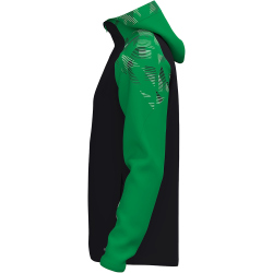 JAKO Sonic Kapuzen-Trainingsjacke 827 - schwarz/grün S
