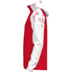 JAKO Sonic Kapuzen-Trainingsjacke 105 - rot/weiß S