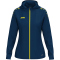 JAKO One Kapuzen-Trainingsjacke Damen 941 - navy/citro 34/36