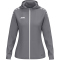 JAKO One Kapuzen-Trainingsjacke Damen 825 - grau 34/36