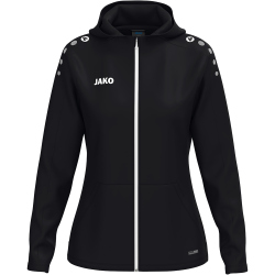 JAKO One Kapuzen-Trainingsjacke Damen 800 - schwarz 34/36