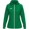 JAKO One Kapuzen-Trainingsjacke Damen 200 - sportgrün 34/36