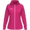 JAKO One Kapuzen-Trainingsjacke Damen 170 - deep pink 34/36