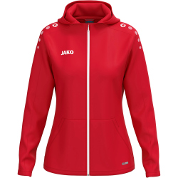 JAKO One Kapuzen-Trainingsjacke Damen 100 - rot 34/36