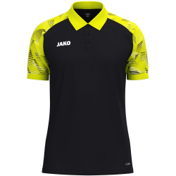 JAKO Sonic Poloshirt 819 - schwarz/neongelb S