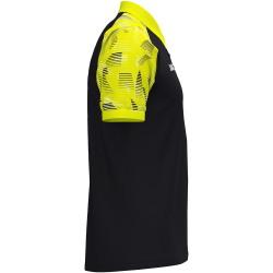 JAKO Sonic Poloshirt 819 - schwarz/neongelb S