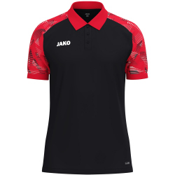 JAKO Sonic Poloshirt 812 - schwarz/rot S