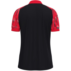 JAKO Sonic Poloshirt 812 - schwarz/rot S