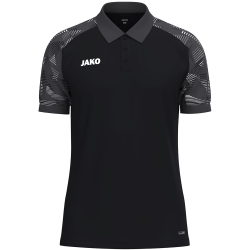 JAKO Sonic Poloshirt 801 - schwarz/anthrazit S