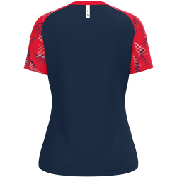 JAKO Sonic T-Shirt Damen 909 - marine/rot 34/36