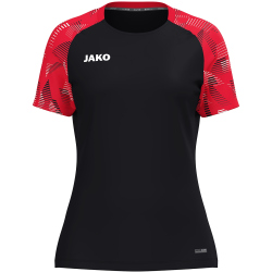 JAKO Sonic T-Shirt Damen 812 - schwarz/rot 34/36