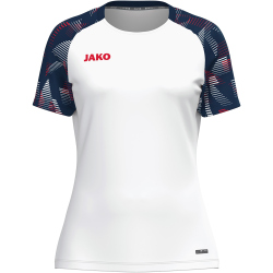 JAKO Sonic T-Shirt Damen 039 - weiß/marine/rot 34/36