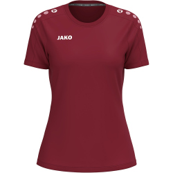 JAKO One Baumwoll T-Shirt Damen 155 - bordeaux 38/40