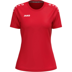 JAKO One Baumwoll T-Shirt Damen 100 - rot 38/40
