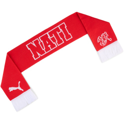 PUMA SFV Schweiz Culture Fan-Schal 01 - PUMA red/PUMA white