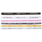 6er Pack PUMA x Hyrox Haarbänder 03 - puma black/puma white/electric orchid/dazzling yellow/lucite