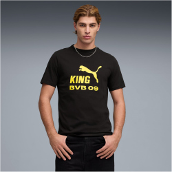 PUMA BVB Borussia Dortmund King Logo T-Shirt Herren