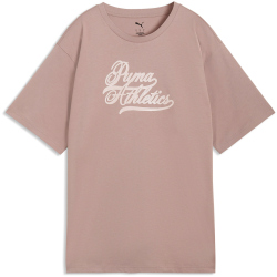 PUMA Graphics Relaxed Varsity T-Shirt Damen