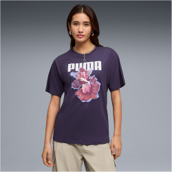PUMA Graphics Relaxed Flower T-Shirt Damen