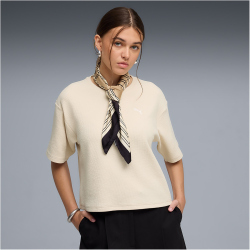 PUMA Essentials Elevated Relaxed T-Shirt Damen