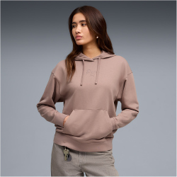 PUMA Essentials Script Comfort French Terry Hoodie Damen