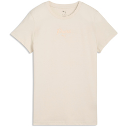 PUMA Essentials Script T-Shirt Damen