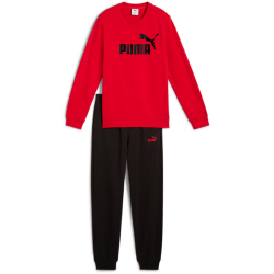PUMA Essentials No.1 Logo French Terry Crew Jogginganzug Jungen