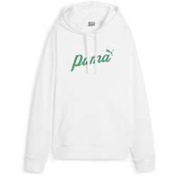 PUMA Essentials+ Script French Terry Hoodie Damen