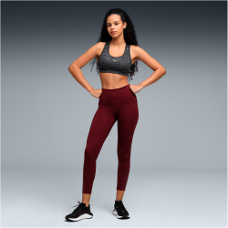PUMA 4Keeps Pebble Print Mid Support Sport-BH Damen