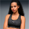 PUMA 4Keeps Pebble Print Mid Support Sport-BH Damen
