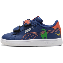 PUMA Smash 3.0 Dino Baby-Sneaker mit Klettverschluss