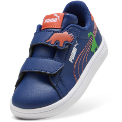 PUMA Smash 3.0 Dino Baby-Sneaker mit Klettverschluss