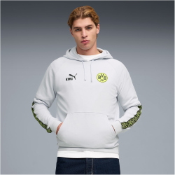 PUMA BVB Borussia Dortmund King Hoodie Herren 03 - silver...