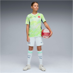 PUMA SFV Schweiz Shorts 2026 Kinder 02 - sea glass/dark...