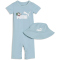 PUMA Minicats Super PUMA Newborn Strampler + Mütze Baby-Set 47 - seafoam 56