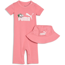 PUMA Minicats Super PUMA Newborn Strampler + Mütze...