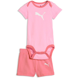 PUMA Minicats Newborn Body + Shorts Baby-Set 75 - pink...