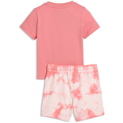 PUMA Minicats Essentials Tie-Dye T-Shirt + Shorts...