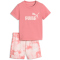 PUMA Minicats Essentials Tie-Dye T-Shirt + Shorts Baby-Set 25 - wild pink 80
