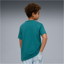 PUMA Class Graphic T-Shirt Jungen 41 - emerald ice 128