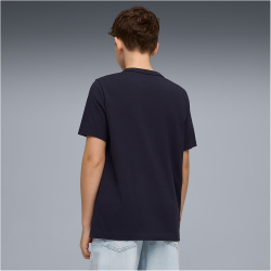 PUMA Class Graphic T-Shirt Jungen 16 - new navy 128