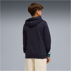 PUMA Essentials Block French Terry Hoodie Jungen 16 - new navy 128