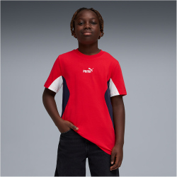 PUMA Essentials Block T-Shirt Jungen 11 - for all time red 140