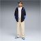 PUMA Evostripe Double Knit Kapuzenjacke Jungen 16 - new navy 128