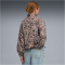 PUMA Essentials Graphic Animal Relaxed Allover Print Woven 1/2-Zip Schlupfjacke Damen 88 - sandstone XS