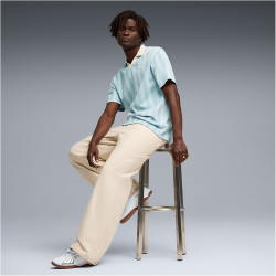PUMA Class Relaxed Pinnacle Poloshirt Herren 48 - fresh water M