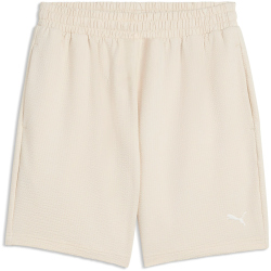 PUMA Essentials Elevated Material 7" Sweatshorts Herren 87 - alpine snow S