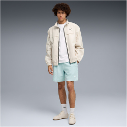 PUMA Essentials Elevated Material 7" Sweatshorts...